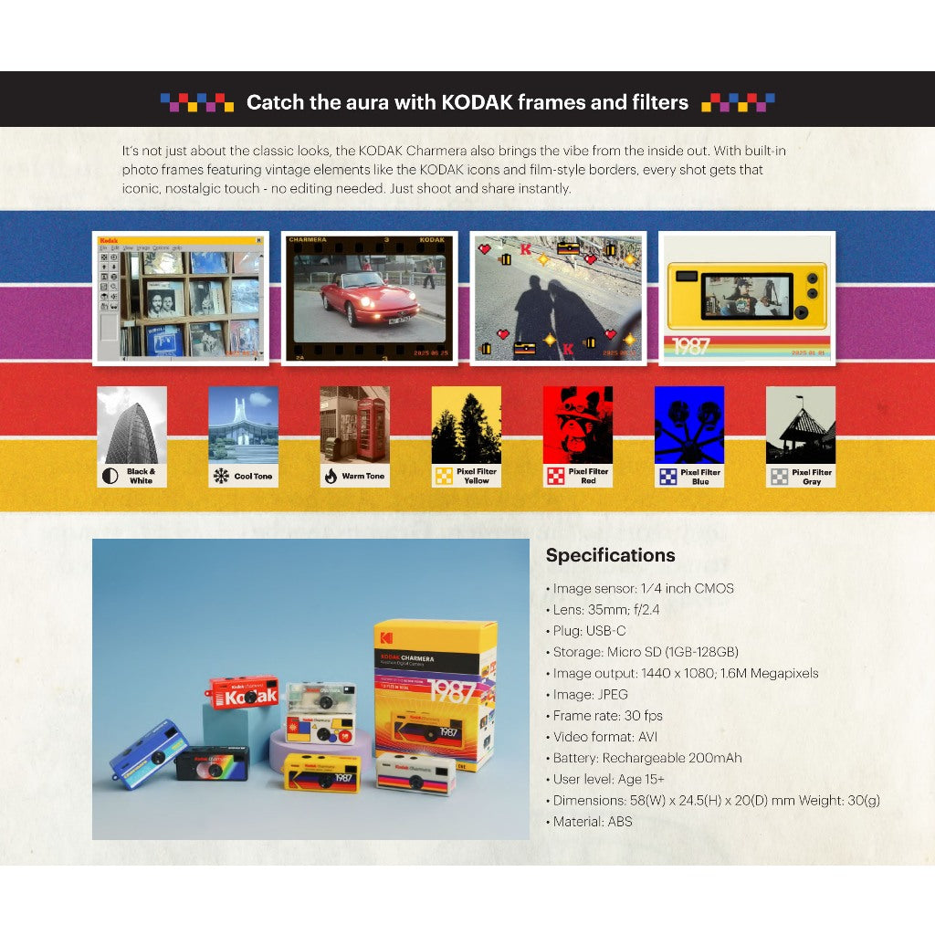 Kodak Charmera Keychain Digital Camera