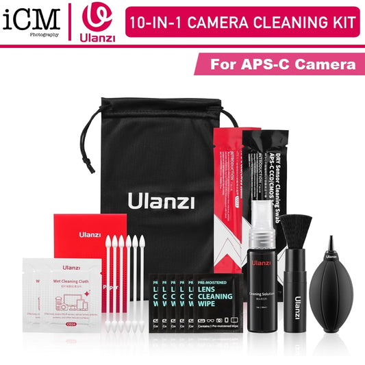 Ulanzi 10-In-1 APS-C Camera Lens Cleaning Kit C058 CO72