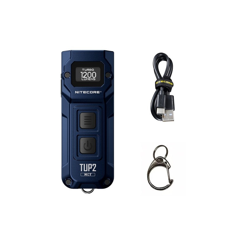 Nitecore TUP2 1200 Lumen USB-C Rechargeable Keychain Flashlight