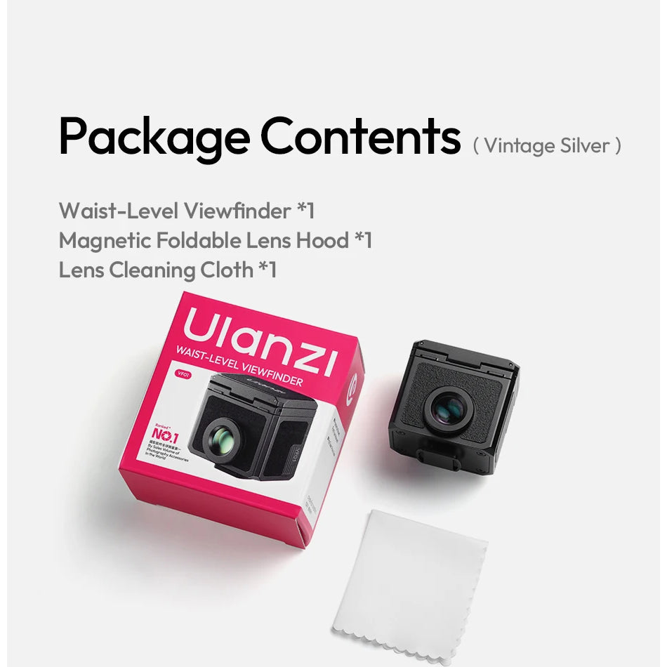 Ulanzi VF01 Waist-Level Viewfinder For Camera Cold Shoe mount