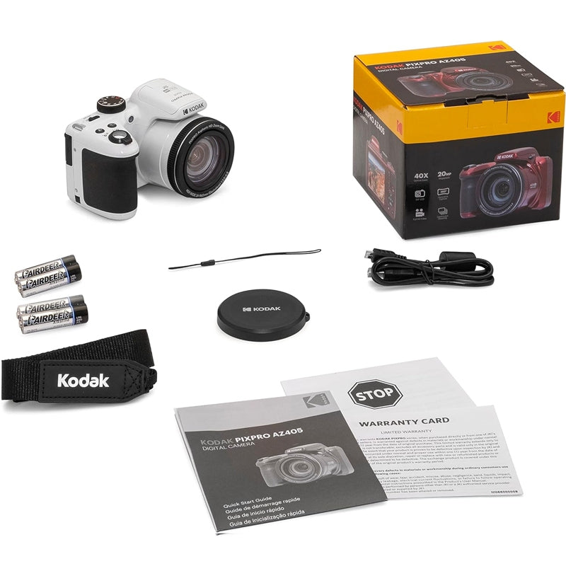 KODAK PIXPRO AZ405 Astro Zoom Bridge Digital Camera 40x Optical Zoom 20.7 MP