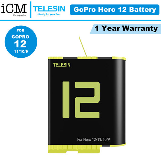 Telesin GoPro Hero 12 11 10 9 Battery fully decoded