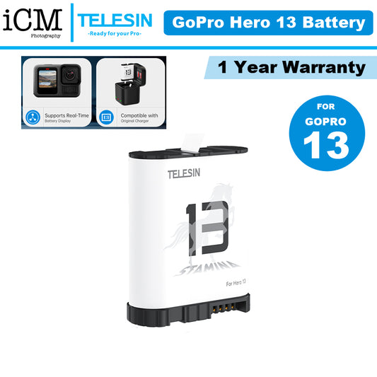 Telesin Gopro 13 high performance Enduro battery
