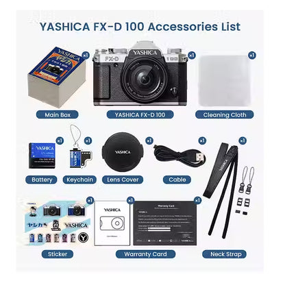 Yashica FX-D 100 Digital Film Simulation Camera 13mp