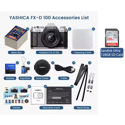 Yashica FX-D 100 Digital Film Simulation Camera 13mp