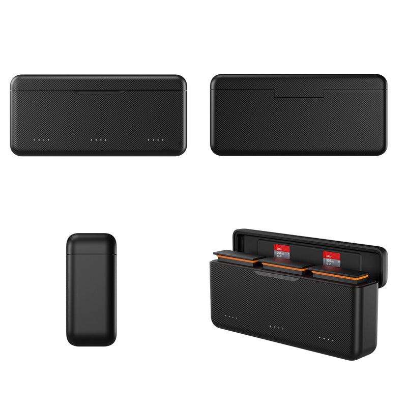 TELESIN DJI Osmo Action 4 3 Battery Charger Storage Case