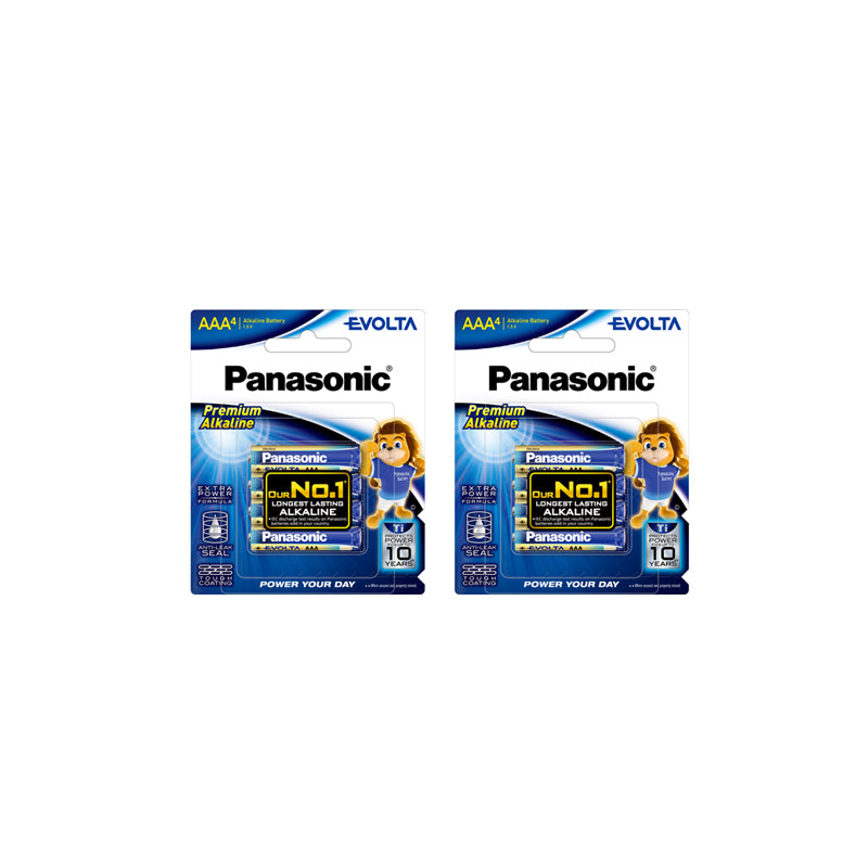 Panasonic EVolta 4pcs AAA Premium Alkaline Battery LR03EG/4B