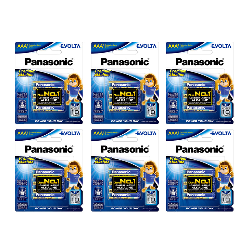 Panasonic EVolta 4pcs AAA Premium Alkaline Battery LR03EG/4B