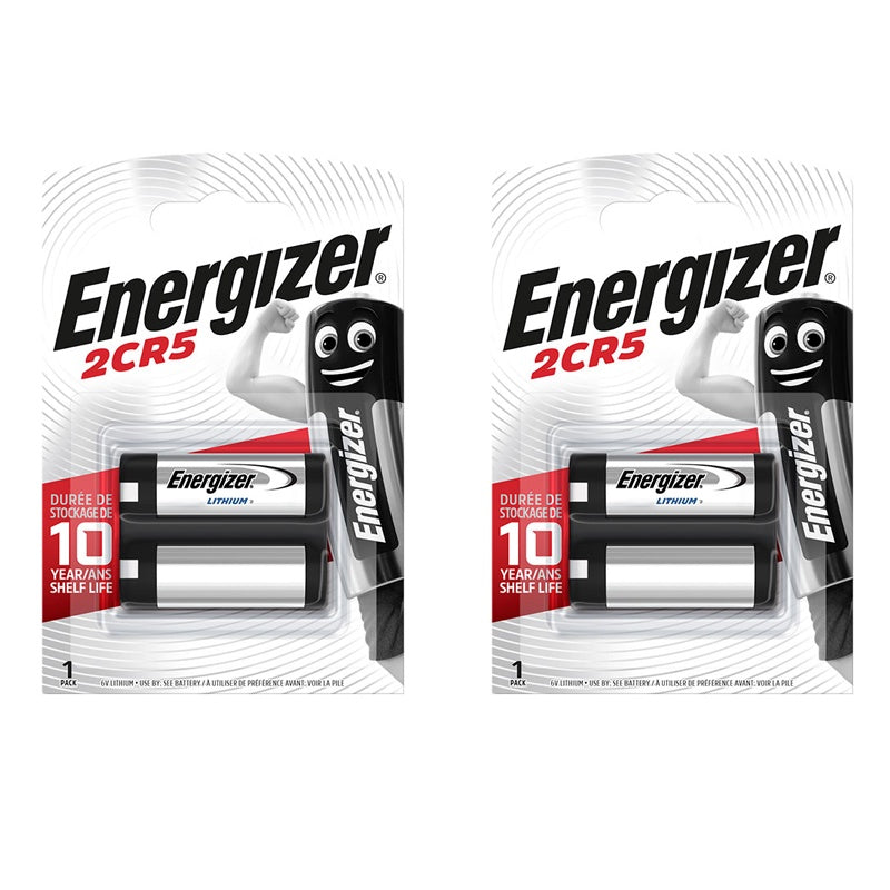 Energizer 2CR5 Lithium 6V Photo Power Battery