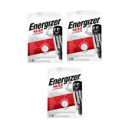 ENERGIZER LITHIUM COIN 1632 CR1632 3V BATTERIES