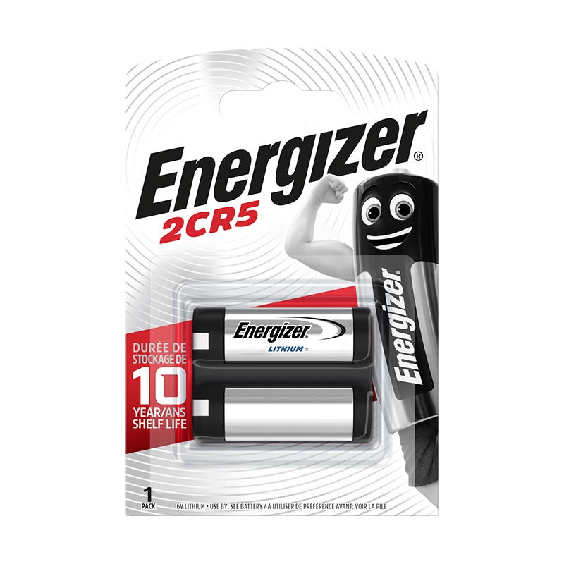 Energizer 2CR5 Lithium 6V Photo Power Battery