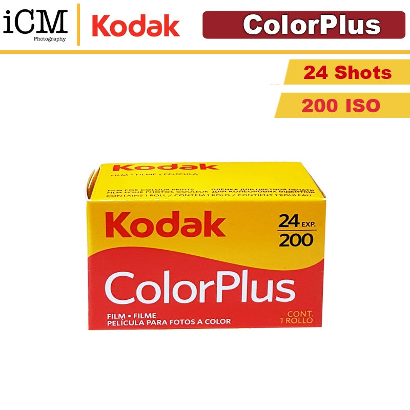 Kodak 135 35mm ColorPlus Color Plus 200 Negative Roll Film - 24 Exposure