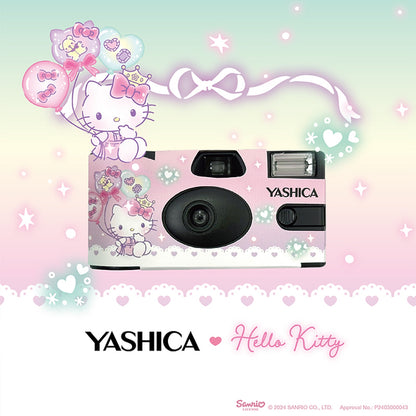 YASHICA Hello Kitty 35mm Single Use Film Camera Hello Kitty Playground Jewel land - 27 Exp