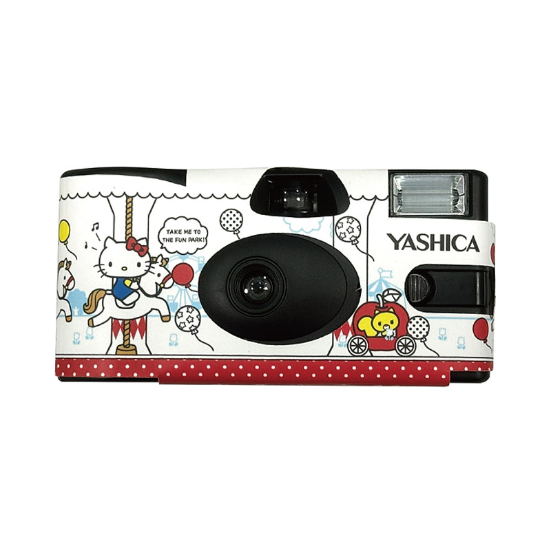 YASHICA Hello Kitty 35mm Single Use Film Camera Hello Kitty Playground Jewel land - 27 Exp