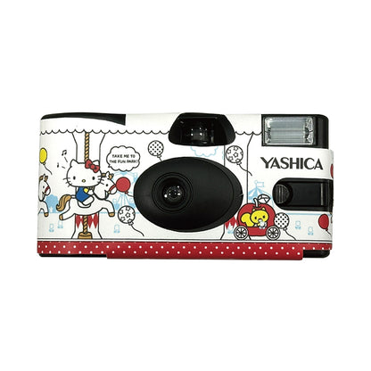 YASHICA Hello Kitty 35mm Single Use Film Camera Hello Kitty Playground Jewel land - 27 Exp