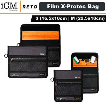 RETO Film X-Protec X-Ray Bag for 35mm film CORDURA Waterproof, X-Ray Proof, Lead-Free