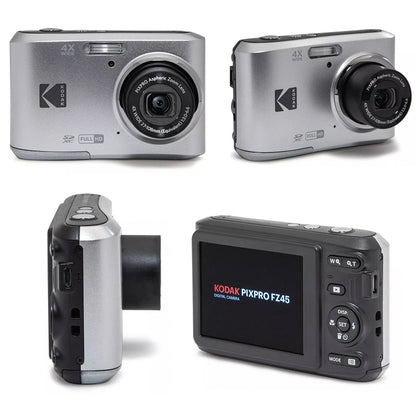 Kodak PIXPRO FZ45 Compact Digital Camera 4X Optical Zoom 27mm Wide Angle 1080P