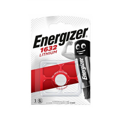 ENERGIZER LITHIUM COIN 1632 CR1632 3V BATTERIES