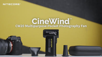 Nitecore Handheld Turbo Fan (150km/h) Multipurpose Pocket Photography Fan