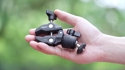 ULANZI R099 Super Clamp 360 Ball Head Handlebar Motorcycle Bicycle Bike Mount for DSLR GoPro Insta360 DJI Action Camera