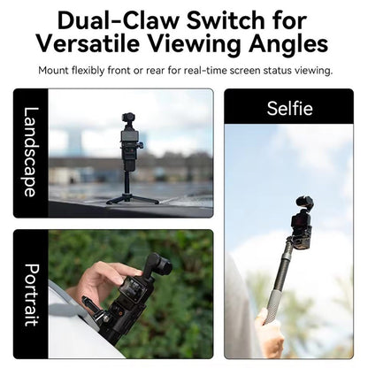 TELESIN DJI Pocket 4 3 Expansion Mount Frame Adapter