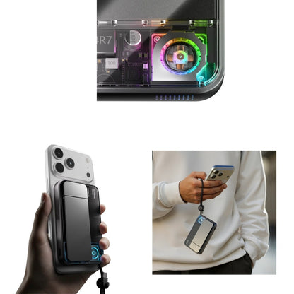 Sharge ICEMAG 3 Power bank Qi2.2 25W Wireless Magnetic Power Bank with Built in Cable