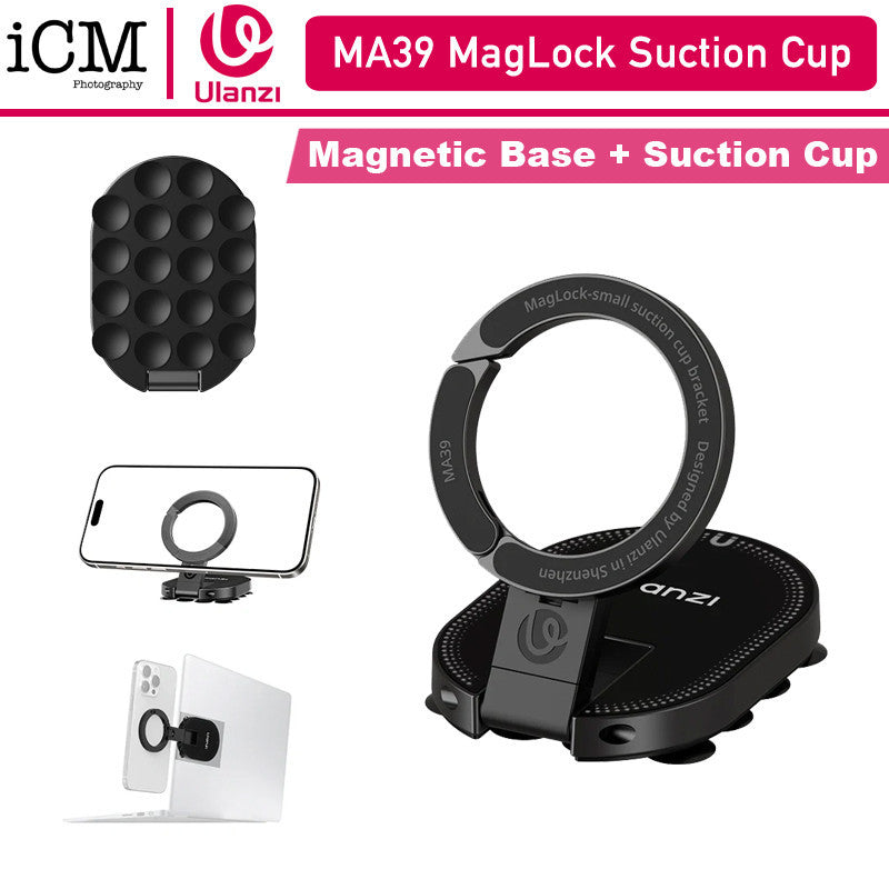 ULANZI MA39 MagLock 3-in-1 Suction Magnetic Phone Holder for MagSafe