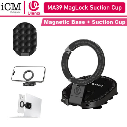 ULANZI MA39 MagLock 3-in-1 Suction Magnetic Phone Holder for MagSafe