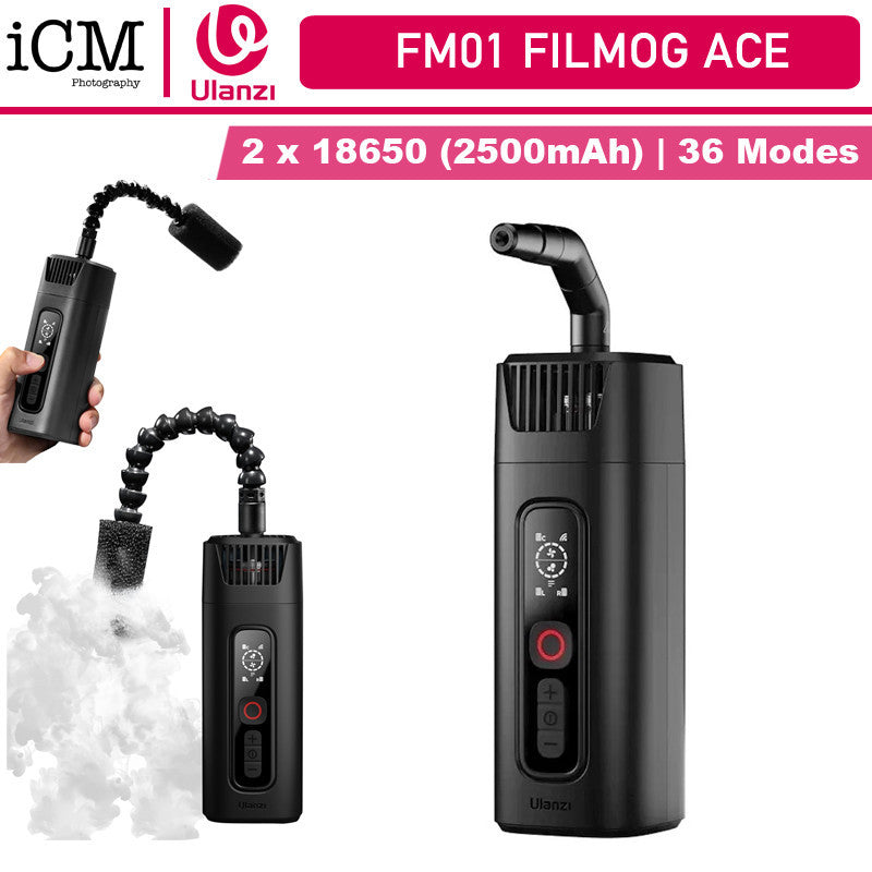Ulanzi FM01 FILMOG Ace Portable Fog Machine 40W Wireless Remote Control Mini Smoke Machine for Photography Wedding