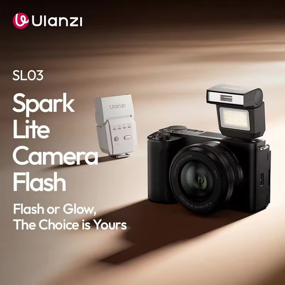 Ulanzi SL03 Spark Lite Speed Flash LED Video FIll Light Bounce Flash for DSLR Mirrorless Compact Camera