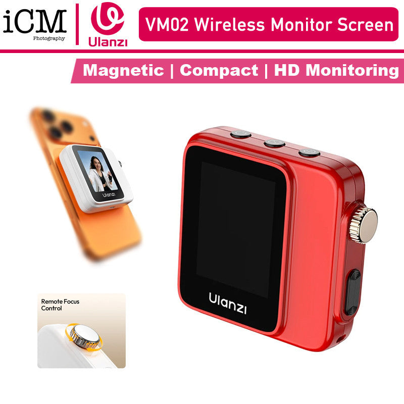 Ulanzi VM02 Wireless Magnetic Phone Camera Selfie Monitor Mirror Screen