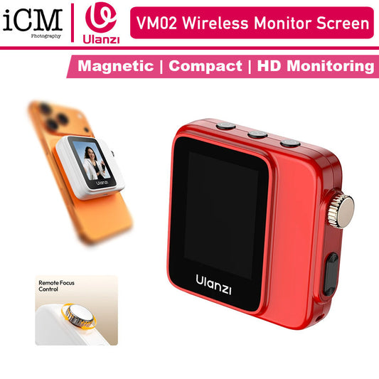 Ulanzi VM02 Wireless Magnetic Phone Camera Selfie Monitor Mirror Screen