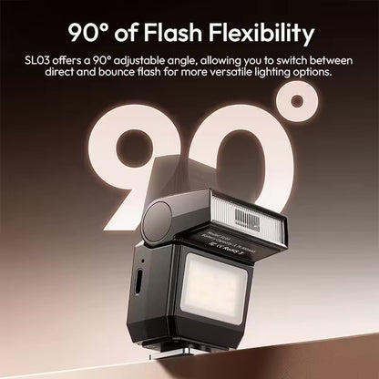 Ulanzi SL03 Spark Lite Speed Flash LED Video FIll Light Bounce Flash for DSLR Mirrorless Compact Camera