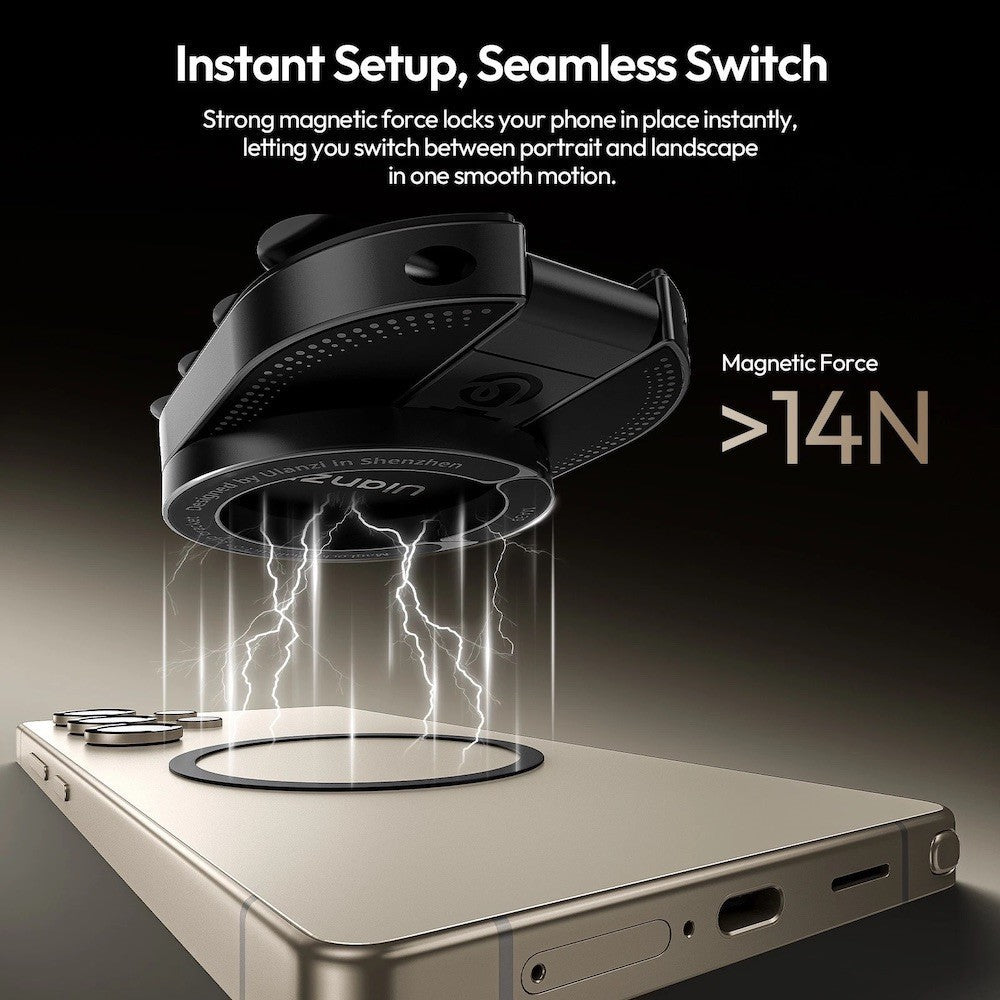 ULANZI MA39 MagLock 3-in-1 Suction Magnetic Phone Holder for MagSafe