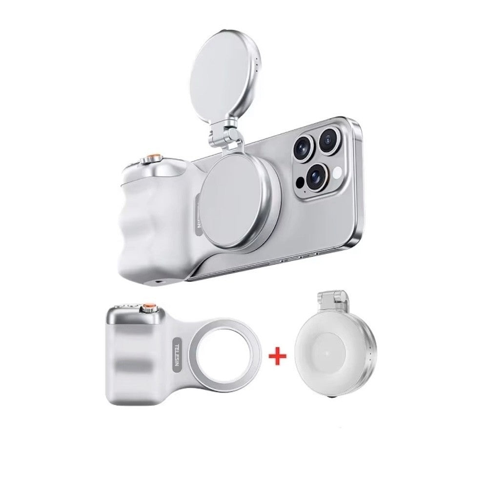 TELESIN Fun Shot MagSafe Magnetic Phone Grip 2 with Bluetooth Remote Shutter Holder
