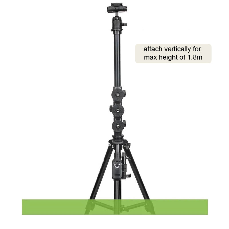 YUNTENG VCT-6109 Professional Live Streaming overhead shot photography Tripod with Extension Rod