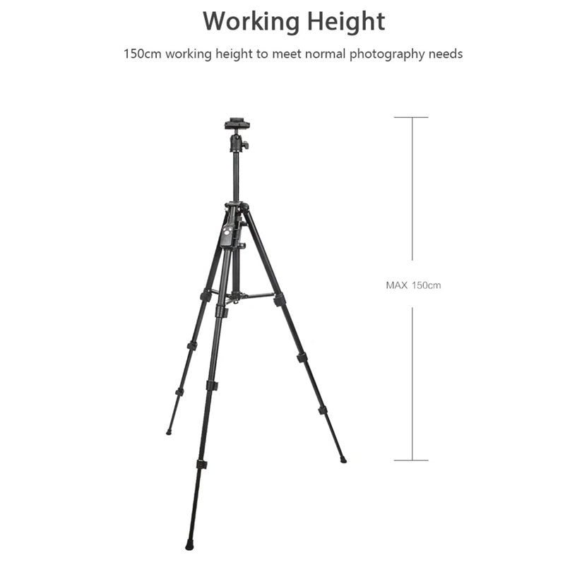 YUNTENG VCT-6109 Professional Live Streaming overhead shot photography Tripod with Extension Rod