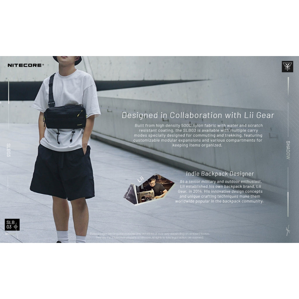 NITECORE SLB03 Convertible Crossbody Sling Shoulder