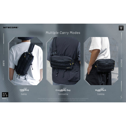 NITECORE SLB03 Convertible Crossbody Sling Shoulder