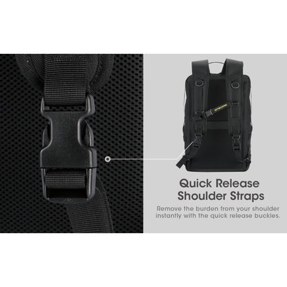 Nitecore BP23 Multi-Purpose Tactical Commuting Backpack Black 23l