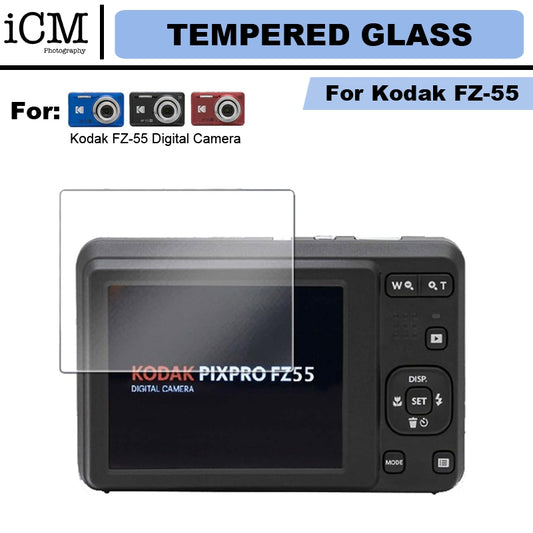 Kodak FZ55 Digital Camera Tempered glass for LCD Screen