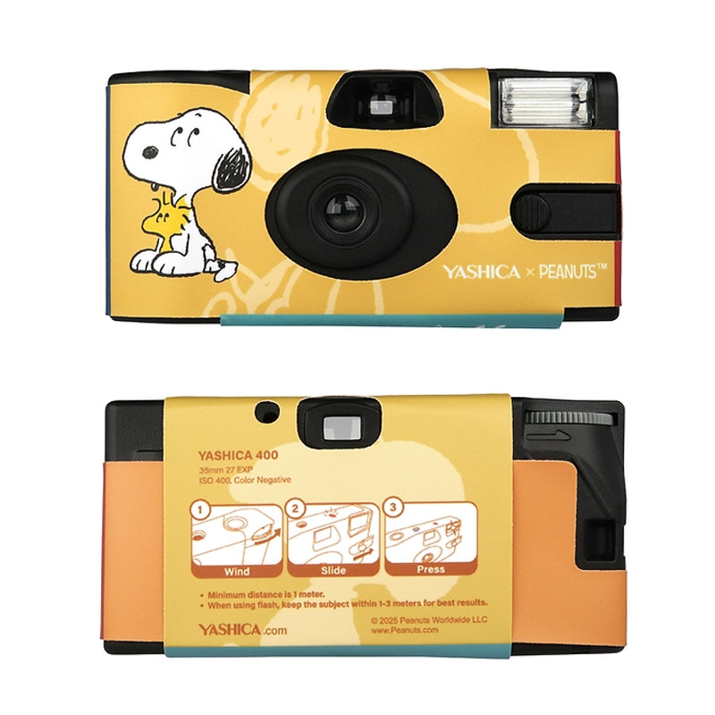 YASHICA Snoopy Peanut 35mm Disposable Film Camera