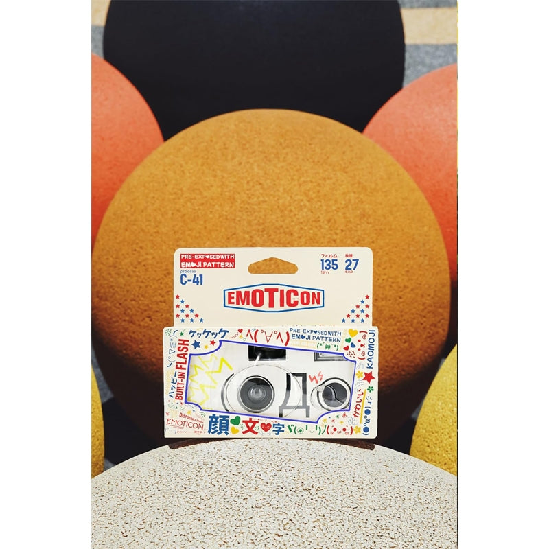 Retocolor EMOTICON 400 35mm Disposable Film Camera 27EX  ISO400 Pre exposed Emojis Patterns