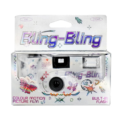 Retocolor BLING-BLING 400 35mm Disposable Film Camera 27EXP ISO400 Pre exposed funky pattern