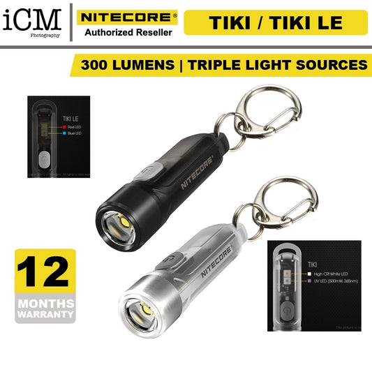 Nitecore TIKI / TIKI LE 300 Lumens USB-C Rechargeable Keychain Flashlight