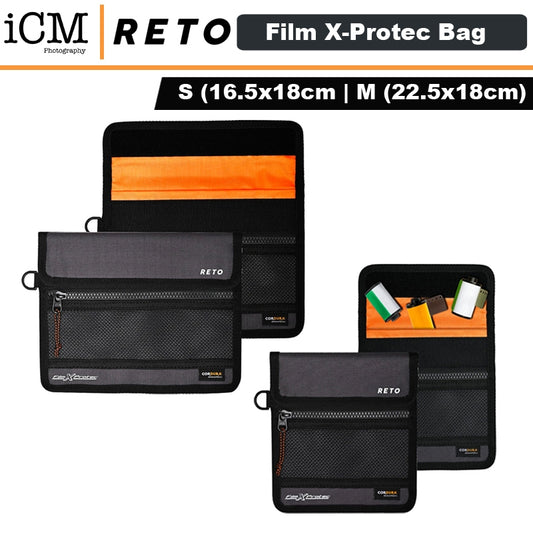 RETO Film X-Protec X-Ray Bag for 35mm film CORDURA Waterproof, X-Ray Proof, Lead-Free