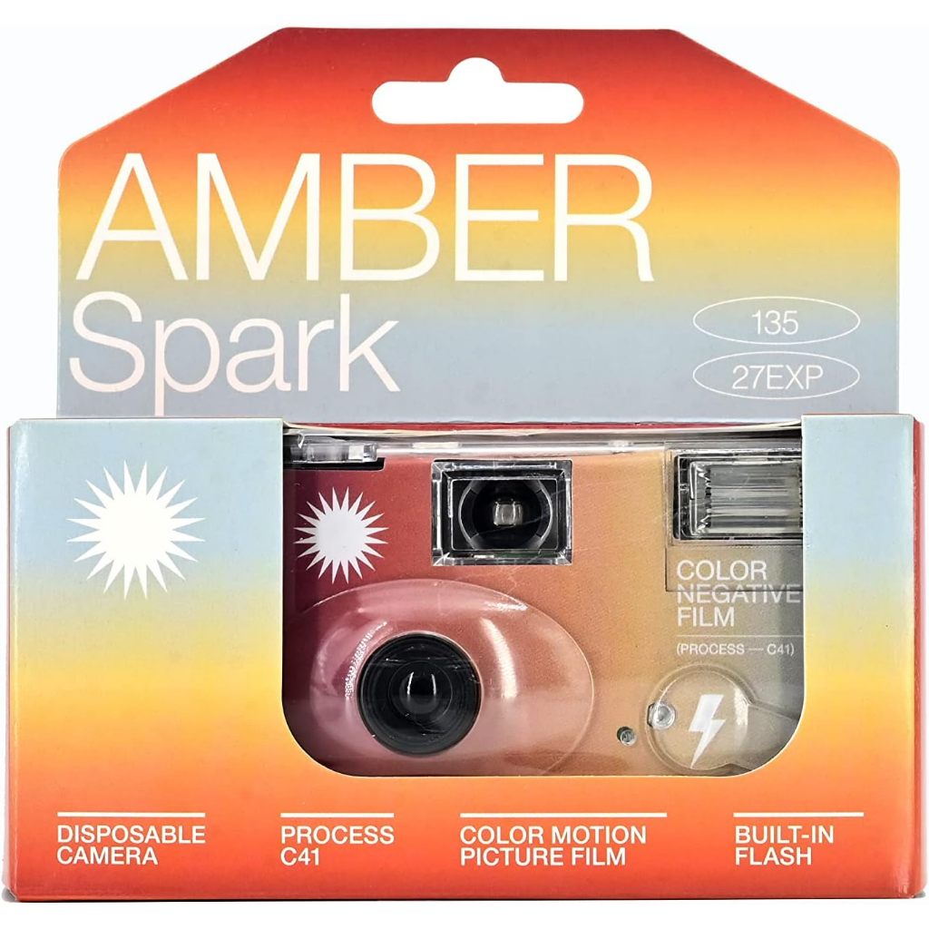 RETO Amber Spark 35mm Disposable Film Camera 27 exposures