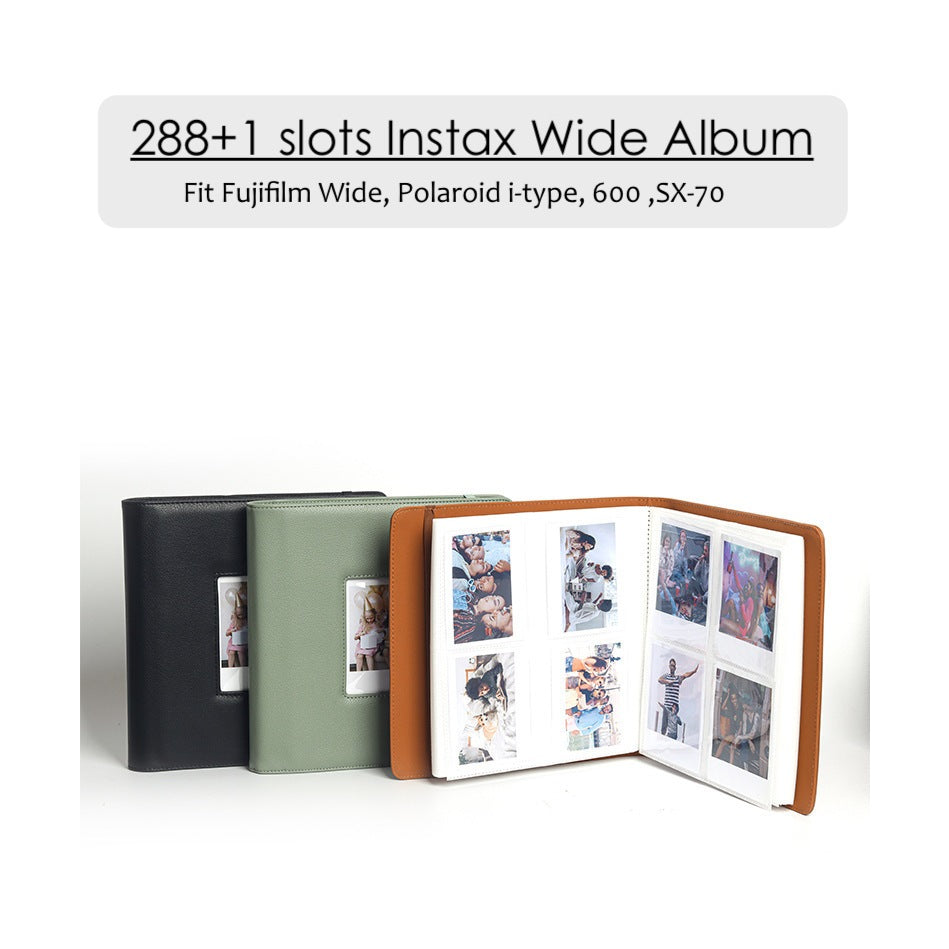 HIYQIN Album fotografico per Instax Wide Film 3,5 x 4,25, 64 tasche album fotografico con finestra per foto adatto per Fujifilm Instax Wide 400/300/210/200/Wide EVO/Polaroid 600 i-Type, nero HIYQIN Album fotografico per Instax Wide Film 3,5 x 4,25, 64 tasche album fotografico con finestra per foto adatto per Fujifilm Instax Wide 400/300/210/200/Wide EVO/Polaroid 600 i-Type, nero
