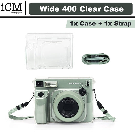 Fujifilm Instax Wide 400 Camera Transparent Crystal Clear Case