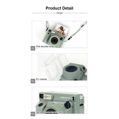 Fujifilm Instax Wide 400 Camera Transparent Crystal Clear Case
